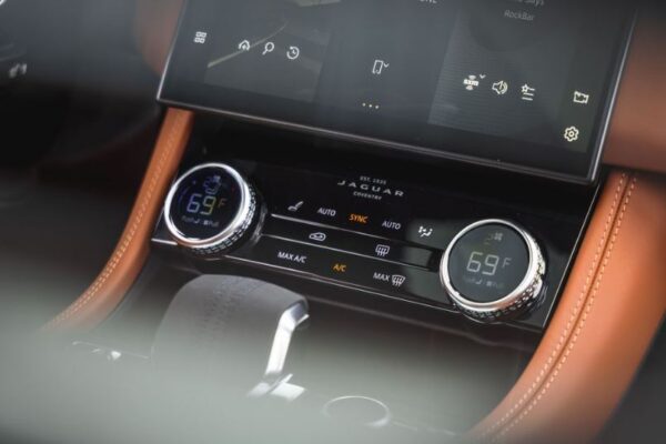 Jaguar f pace suv 1st generation climate control buttons