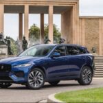 Jaguar f pace suv 1st generation front and side view