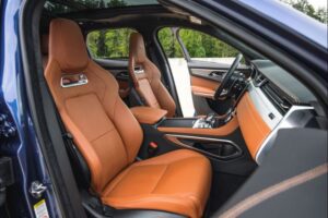 Jaguar f pace suv 1st generation front seats view