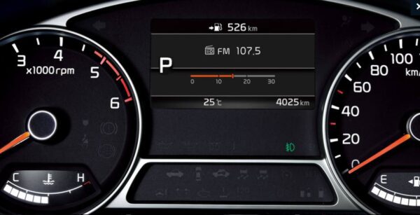 KIA Sould Crossover 3rd generation instrument cluster close view