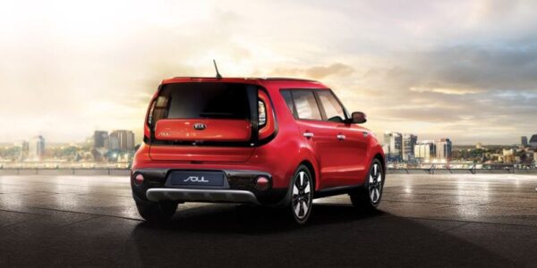 KIA Sould Crossover 3rd generation red rear view