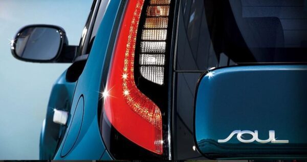 KIA Sould Crossover 3rd generation tail light close view