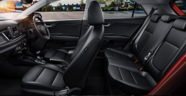 Kia Rio Hatchbck 4th generation facelifted full interior front and rear seats