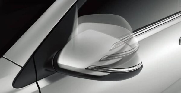 Kia Rio Hatchbck 4th generation facelifted retractable side mirrors with indicators