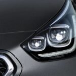 Kia niro hybrid SUV 1st generation headlamp view