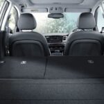 Kia niro hybrid SUV 1st generation luggage room with folding rear seats
