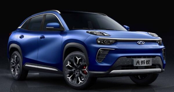 chery EQ5 Electric SUV 1st Generation blue decent looking
