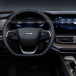 chery EQ5 Electric SUV 1st Generation steering and infotainment screen view