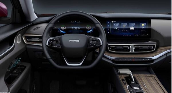 chery EQ5 Electric SUV 1st Generation steering and infotainment screen view