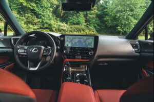 lexus NX SUV 2nd Generation front cabin interior features