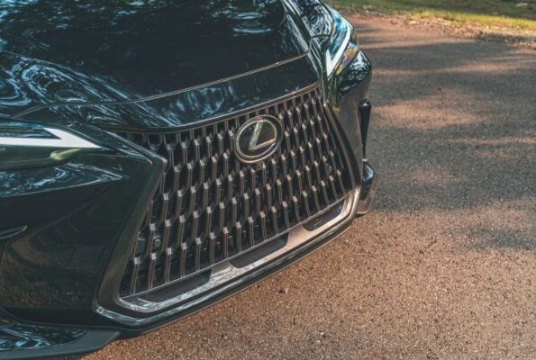 lexus NX SUV 2nd Generation front grille close view