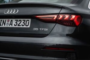 Audi A3 Sedan 4th Generation tail light close view