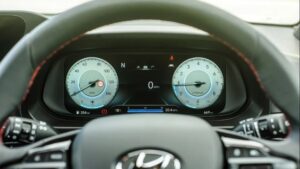 Hyundai i20 hatchback 3rd generation instrument cluster view