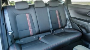 Hyundai i20 hatchback 3rd generation rear seats view
