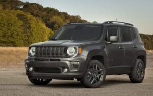Jeep Renegade SUV 1st Generation Facelifted front and side view