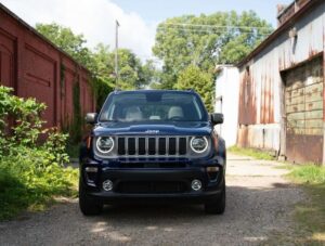 Jeep Renegade SUV 1st Generation Facelifted full front view