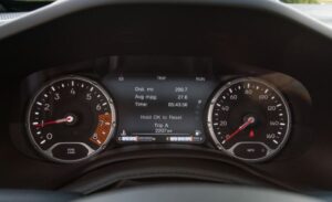 Jeep Renegade SUV 1st Generation Facelifted instrument cluster view