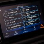 Nissan Kicks SUV 1st generation facelifted infotainment screen close view