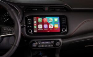 Nissan Kicks SUV 1st generation facelifted infotainment screen view