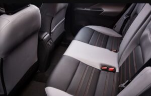 Nissan Kicks SUV 1st generation facelifted rear seats view