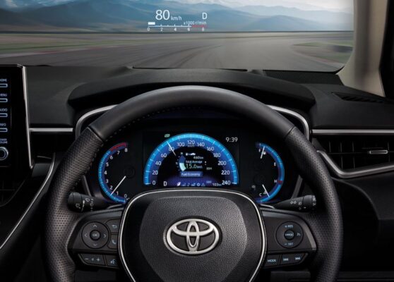 Toyota Corolla Altis Hybrid Sedan 12th Generationsteering wheel and instrument cluster