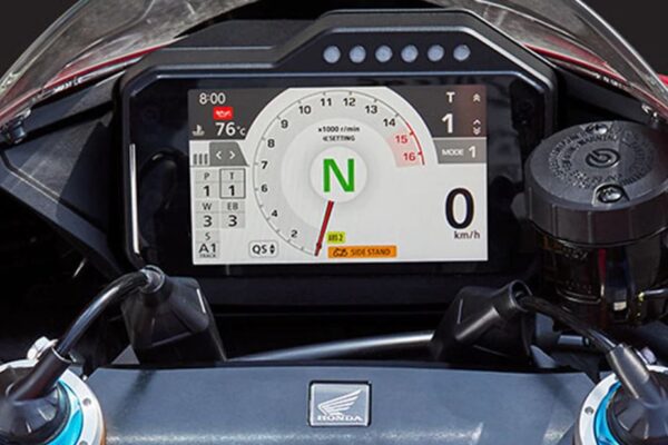 Honda CBR 600R Heavy instrument cluster and meter view