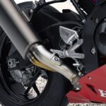 Honda CBR 600RR Heavy Motor Bike Rear wheel view