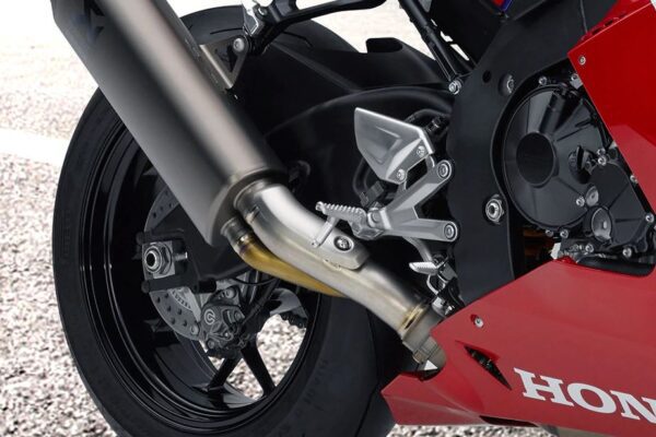 Honda CBR 600RR Heavy Motor Bike Rear wheel view