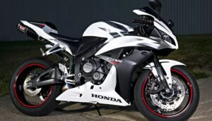 Honda CBR 600RR Heavy Motor Bike beautiful black and white view