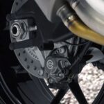 Honda CBR 600RR Heavy Motor Bike rear brake view