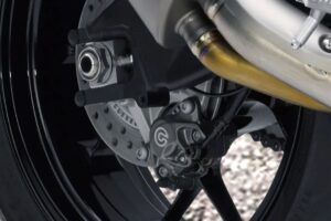 Honda CBR 600RR Heavy Motor Bike rear brake view