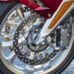 Honda Gold Wing Super Sportbike 6th Generation front wheel and brakes view