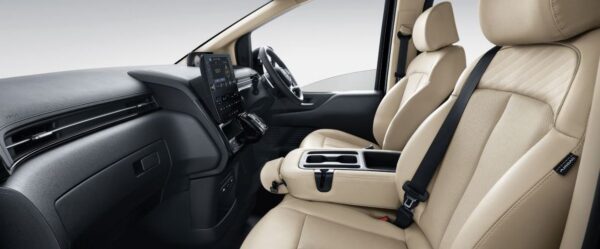 Hyundai Staria MPV 1st Generation front seats and cabin view
