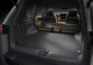 Lexus LX SUV 4th Generation 2nd row folded luggage room