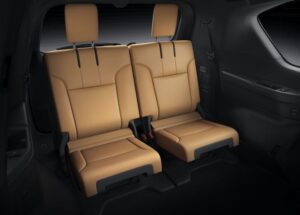 Lexus LX SUV 4th Generation 3rd row seats view