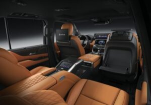 Lexus LX SUV 4th Generation Second row seats and features