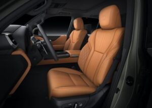 Lexus LX SUV 4th Generation front seats view
