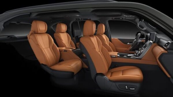 Lexus LX SUV 4th Generation full interior space