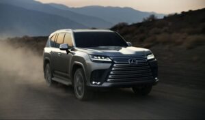 Lexus LX SUV 4th Generation gigantic and aggressive look