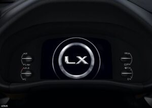 Lexus LX SUV 4th Generation instrument cluster view