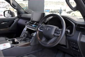 Toyota Land Cruiser SUV J300 Series front cabin interior features