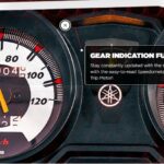 Yamaha YB 125 Z Motor Bike Gear indication fuel gauge and trip meter