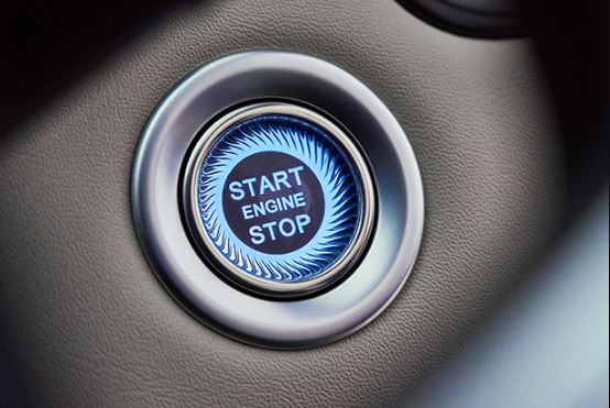 Changan Oshan X7 SUV 1st Generation start stop button view
