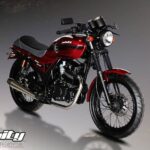 High Speed Infinity 150 cc Motor Bike in red color