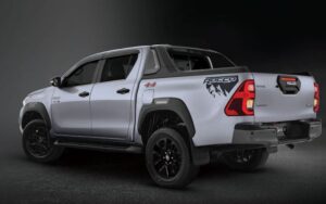 Toyota Hilux Revo Rocco Pickup truck side and rear view