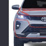 Toyota fortuner Legender 2nd generation facelift pedestrian protection structure