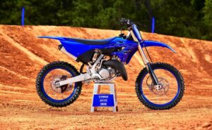 Yamaha YZ125 Motocross Motorcycle side view