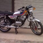 yamaha RX115 12cc Motorbike full side view
