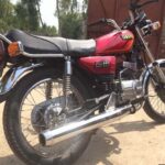 yamaha RX115 12cc Motorbike side and rear view