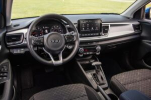 KIA Rio 4th Generation Hatchback front cabin interior view